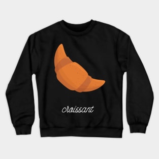 Simple Croissant Crewneck Sweatshirt